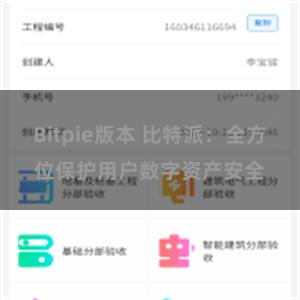 Bitpie版本 比特派：全方位保护用户数字资产安全