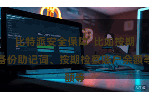比特派安全保障 比如按期备份助记词、按期检察账户余额等